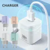 Chargers 30W Adattatore di ricarica rapida Dual Port Gallium Nitruro Caricatore di ricarica ad alta potenza Brick per telefoni cellulari e laptop