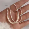 Sailormoon Sister Bracelet Designer Eloch French Pearl Collier Femme Summer Simple and Elegant Shattered Sier Beded Jewelry D9691