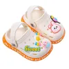 Sandals Kids Sandálias de verão Hole Sapateiros de crianças chinelos de desenhos animados macios de desenho de desenho Diy Hole Sapatos de bebê Praia de areia para meninos meninas 240423