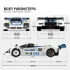 Cars Rlaarlo AK787 1/10 RC CAR RTRカーボンファイバー120Aブラシレスメタル60A RC電気リモコンモデルオンロード大人のおもちゃ