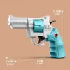 Gun Toys HUIQIBAO Summer Revolver Water Gun Toy Mechanical Continuous Water Gun Toys Boys Girls Outdoor Beach Water Toys Kids Adult GiftL2404