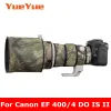 Filtry dla Canon EF 400 mm F4 do II USM Waterproof Lens Camoflage Płaszcz deszczowy osłona obiektywu obudowa ochronna nylonowa tkanina