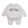 One-Pieces 2024 Baby Raiper INS 012M NOUVEAU-BAND BABY GARD GIRL RAIPER MIGNE NEW YORK Lettre à manches longues