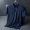 Polos pour hommes de haute qualité de style décontracté polo Polo respirant confortable Roupas masculinas Classic Outwear cadeau pour père mari