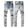 Jeans Mens Jeans Men Aimis Jeans Men Jeans de marca For Men Amirir Jeans Designer Jeans rasgados Jeans Skinny Jeans Jeans apilados Hip Hop Jeans