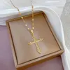 Anhänger Halsketten Mode christliche Jesus Kreuz Halskette exquisite Handwerkskunst Guardian Cross Hubmittel Guardian Geliebte Geschenk