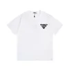 Mens Casual Print Creative T-shirt Famous Brand Man Triangle Edition Tshirt Tshirt Slim Fit Crew Cou à manches courtes