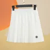 Fashion Women Golf Skirt With Safety Pants Summer Pockets A-line Elastic Pleated Sport Tennis Wear Ladies 240420