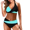 New Swimwear Women's Split Imprimage conservateur High Waited Flat Fothed Pantal