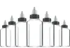 30pcs 30 ml 60 ml 100ml 120 ml Plastique Plastique Ink Top Black Black Transparent Clear Bottle Tattooing Accessoires 2201103795285