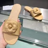 Camellia Flower Mules Женщины дизайнерские сандалий потерто