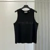 MENS TANK TOP T-shirt Trend Brand tredimensionell bokstäver Vest Pure Cotton Lady Sports Casual Loose High Street Sleeveless Vest Eu Size S-XL CRG2404253