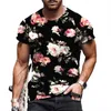 Camisetas para hombres 2022 Summer Camiseta Funny Impres.