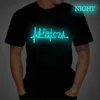 Camisetas masculinas símbolo luminoso símbolo impressão gótica de camiseta preta camiseta personalizada camiseta de verão masculina camiseta plâsth size tamis tops tops malel2404