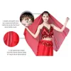 Scene Wear Belly Dancing Scarf Solid Color Stage Performance Props Female Show Costumes Indian Dance pannband D240425