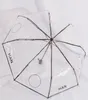 Дизайнерские прозрачные зонтики женского письма складывание