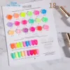 Kits Glenys Summer Candy Color 15ML Gel Nail Polish 18PCS Semi Permanent Varnish Gel UV LED Neon Fluorescent Nail Art Salon Wholesale