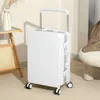 Large capacity balanced wide pull rod luggage, 20 inch boarding box, universal wheel password box, 24 inch aluminum frame, dry wet separation 240425
