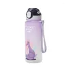 Water Bottles 800ml Suction Cup Leak-proof Sport Bottle Household Products Portable Plastic The Is Transparent Space