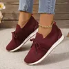 Casual Shoes 2024 Brown Knit Breattable Sneakers Women Soft Sole Platform Flats Woman Plus Size 43 Non Slip