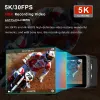 カメラウェイウォーカー5Kアクションカメラスポーツ自転車オートバイヘルメット4K 60fpsビデオ射撃安定剤水中WiFiウェブカメラPro