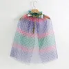 Scarves Kids Sequins Shawl Colorful Elaborate Glittered Stage Shows Sheer For Princess Women Shrug