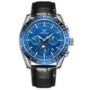 Onola Business Multi Funkcjonalny W pełni automatyczny mechaniczny zegarek ze zegarem Waterproof Wathot Watch Watch Watch