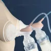 Güçlendirici Elektrikli Göğüs Pompası Çift Bilateral Milker Emme Büyük Otomatik Masaj Postpartum Bebek Süt Maker Bpafree