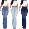 Dżinsy damskie 2024 Fall High talia Cut dla kobiet mody rozciągnij chude dżinsowe spodnie Strlim Slim Female Spoders S-2xl