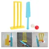 Cricket Balance Backyard Toys Base Sports Game Outdoor Beach Unisex Paddle Cricket Bat Batting Board Plastic