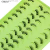 False Eyelashes YSDO Half False Eyelash 5/10/14/20 Natural Long 3D Mink Eyelash Blended Style Fluffy Cat Eyelash Makeup Half Cilios Tool Q240425