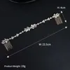 Wedding Hair Jewelry Classic Wedding Long Hair Combs Austrian Crystal Bendable Bride Hair Jewelry Accessories Women Hairpins Hairpieces d240425