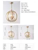 Chandeliers Modern Led Crystal Chandelier For Dining Room Kitchen Bedroom Bedside Lamp Gold Vintage Ring Ball Decorate Ceiling Hanging Light