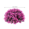 Decoratieve bloemen 30 cm Home Decor gesimuleerde grasbal indoor nep planten ornament paars kantoor