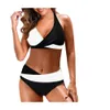 New Swimwear Women's Split Imprimage conservateur High Waited Flat Fothed Pantal