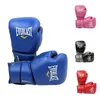 Equipamento de proteção recém -projetado mulheres adultas/masculas luvas de boxe de couro mma muay thai boxer de luva luvas