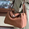 Женская сумочка L Linndies Cowhide Wax Thread Thread Handsewn Mini Bag Mini Handheld One Plouds Crossbody Sag Sag