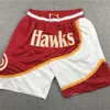 Eagles Pantalons de poche à fermeture éclair brodées complètes shorts de basket-ball