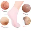 Tool 1Pair Feet Care Meocks Spa Home Use Novo Silicone Hidratante Gel Socks Socks Rachado Protetores de Cuidados de Pele Skin Anti Cracking