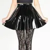 Юбки черная сексуальная шорт -юбка для женщин 2024 Летняя мода Y2K Женская высокая талия с плиссированной мини -женской панк -панк
