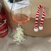 Wine Glasses Year's Gift Christmas High Foot Glass Cup Santa Claus Tree Household