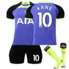 قمصان كرة القدم للرجال ، 2223 Hot C Home Home Adult Football Jersey No. 7 Sun Xinghan 10 Kane Short Sleeved Set