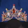 Bijoux de cheveux Bridal Crown Baroque Vintage Headwear Crystal Tiara for Women Wedding Crown Robe ACCESSOIRE