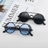 Sunglasses Classic Gothic Steampunk Designer High Quality Men And Women Retro Round Pc Frame