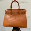 Top Luxury Classic Designer Custom Handmade Crocodile Handbag Bag Shiny Crocodile skin Tote Bag Women's Tote Purse Fashion tote bag for fast deliveryc4