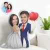 Almohada mínima de almohada pareja de valentine muñecas fotos cara de almohada de monumento de monumentos personalizados regalo creativo de almohada