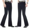 Pants Men's Flared Vintage Skinny Pants Casual Pants Corduroy Flares Trousers Male BellBottom Trousers Size 2640