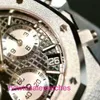 Luksusowy zegarek AP AP Royal Oak Series 26239BC Frost Gold Black Plate Craft 18K Platinum Watch