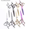 Ciseaux de cheveux C9004 6 pouces 440c Ciseaux de cheveux humains professionnels personnalisés Ciseaux de coiffure Ciseaux de coiffure Couper les cisailles d'amincissement outils de style salon Q240425