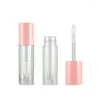 Storage Bottles YUXI Pink Lip Tube Empty Heart Brush Round 5ml Clear Tubes